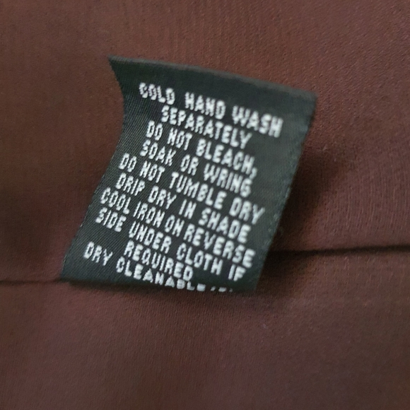 Taking Shape Silk Green Brown Print Midi Skirt Size 20 - Picture 5 of 9